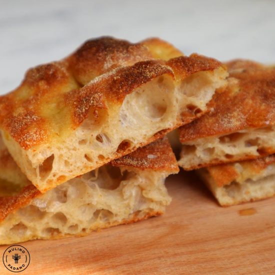 la pizza in teglia alla romana di mulino padano