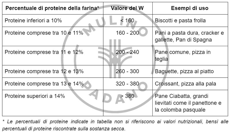 W e proteine