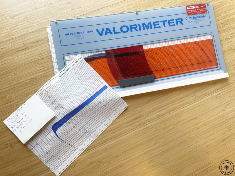 Come si svolgeva la prova del farinografo prima della rivoluzione informatica