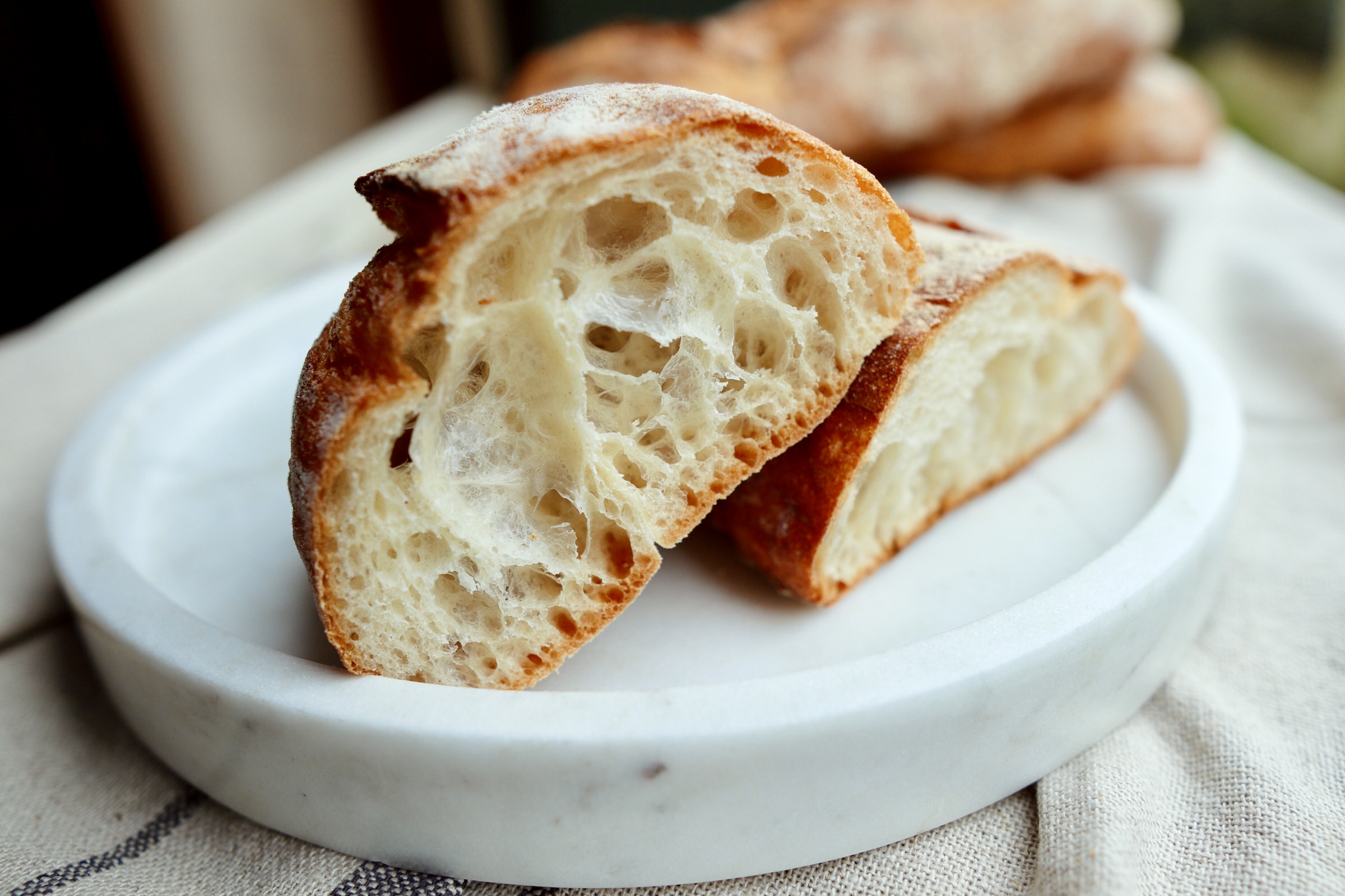 ricetta del pane ciabatta con metodo diretto