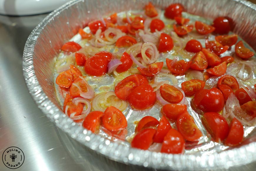 ingredienti della pizza padellino