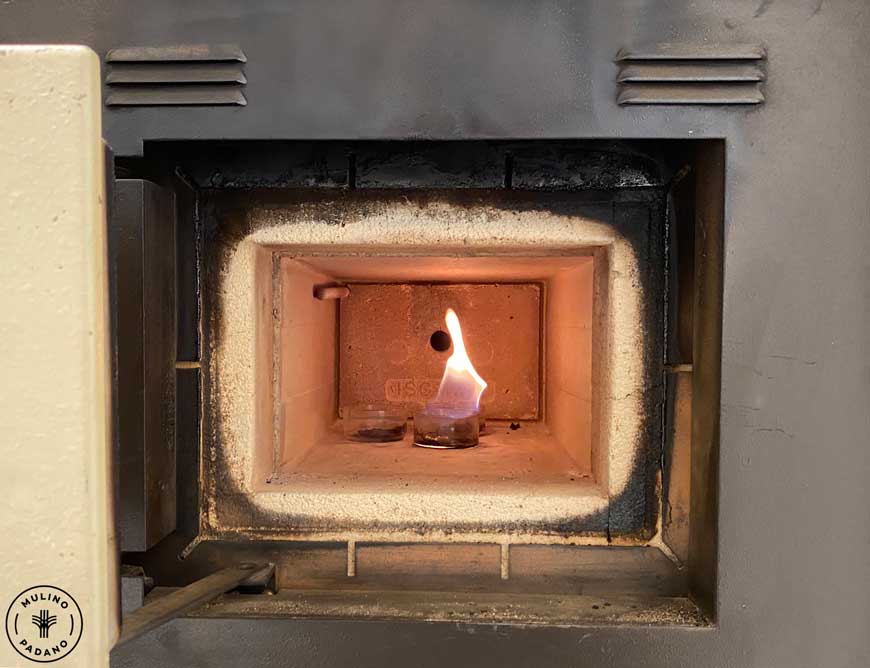 prova delle ceneri della farina