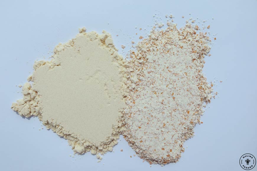 granulometria e ceneri di una farina