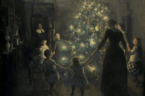 La raccolta dei dolci del Natale