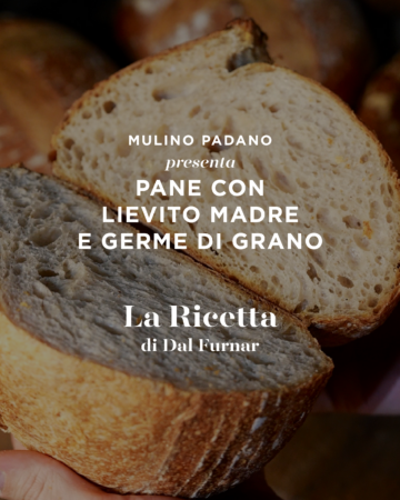 la ricetta professionale per il pane con lievito madre con germe di grano di Emanuele Mucchi di Dal Furnar