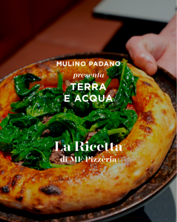 la pizza terra e acqua di filippo venturi con le farine mulino padano per la pizza